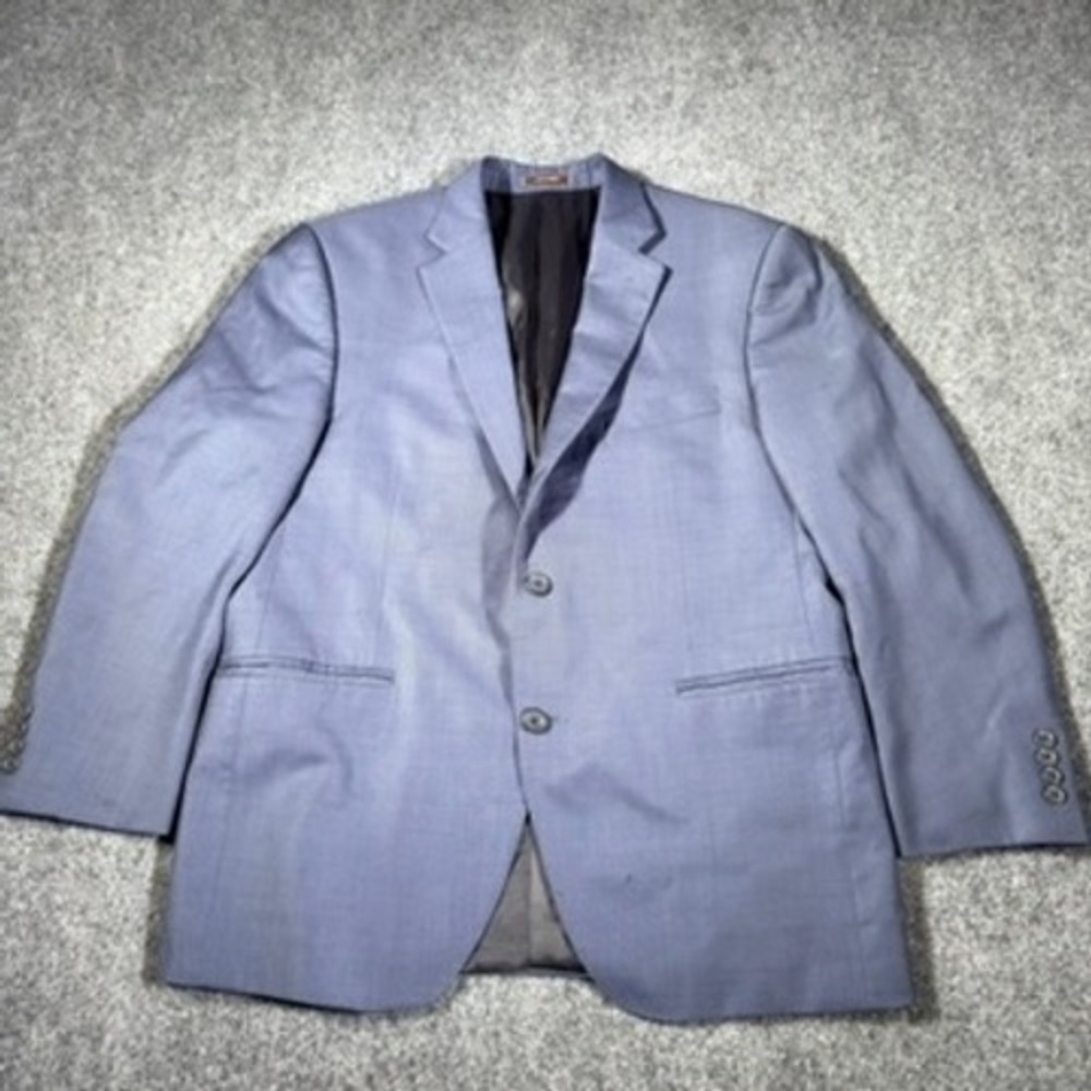Peter Millar Blazer Mens 42S Blue 100% Wool Lined 2 Button Sport Coat Jacket
